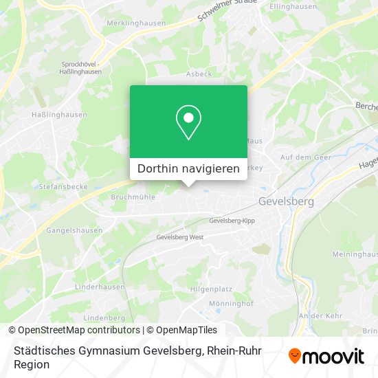 Städtisches Gymnasium Gevelsberg Karte