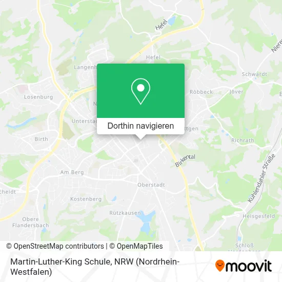 Martin-Luther-King Schule Karte