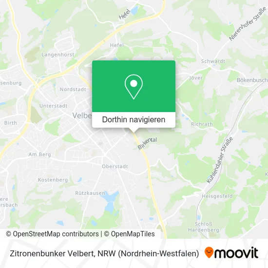 Zitronenbunker Velbert Karte