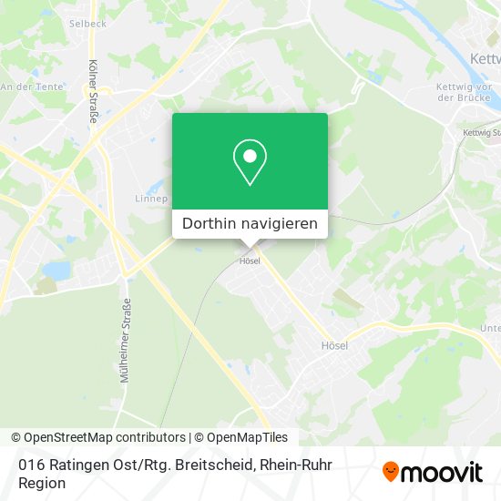 016 Ratingen Ost / Rtg. Breitscheid Karte