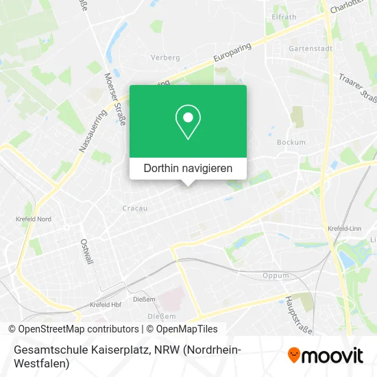 Gesamtschule Kaiserplatz Karte