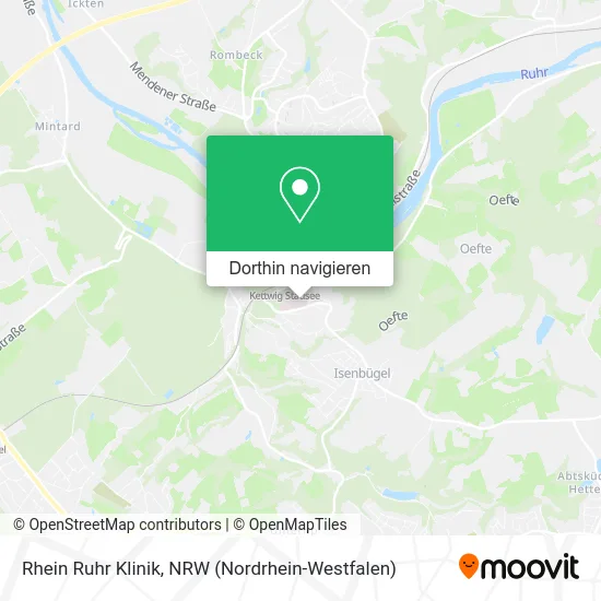 Rhein Ruhr Klinik Karte