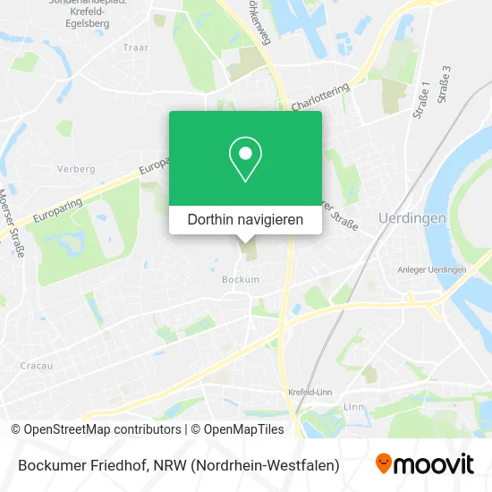 Bockumer Friedhof Karte