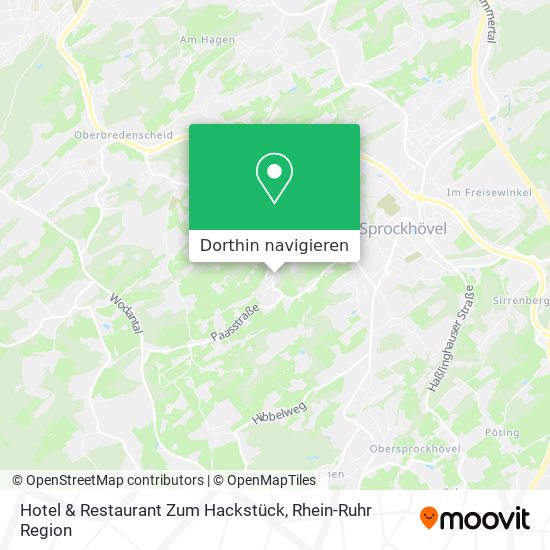 Hotel & Restaurant Zum Hackstück Karte