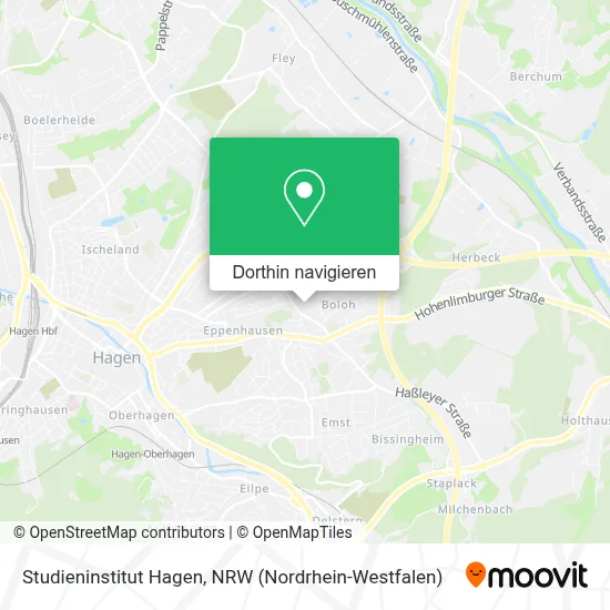 Studieninstitut Hagen Karte