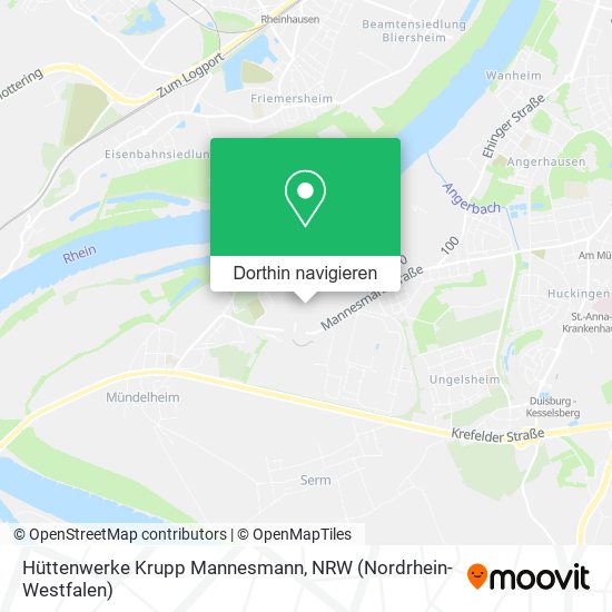 Hüttenwerke Krupp Mannesmann Karte