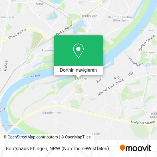 Bootshaus Ehingen Karte