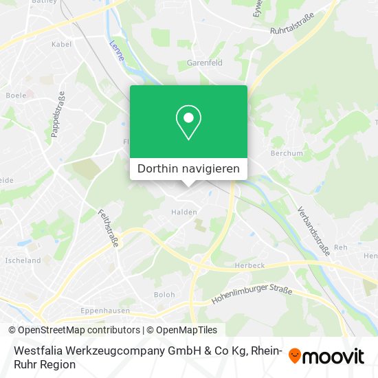 Westfalia Werkzeugcompany GmbH & Co Kg Karte