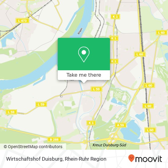 Wirtschaftshof Duisburg Karte