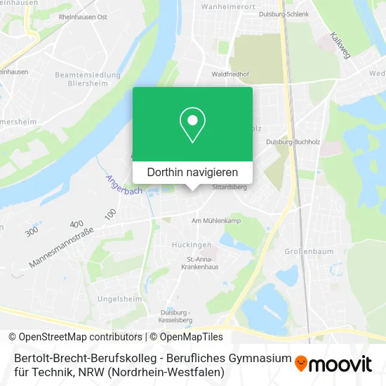 Bertolt-Brecht-Berufskolleg - Berufliches Gymnasium für Technik Karte