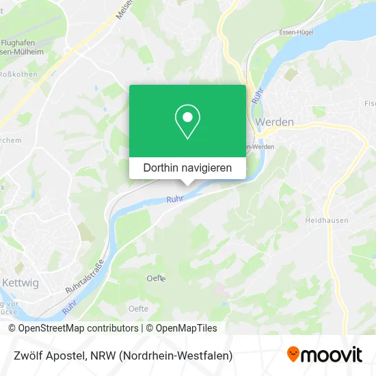 Zwölf Apostel Karte