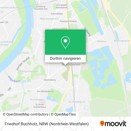 Friedhof Buchholz Karte