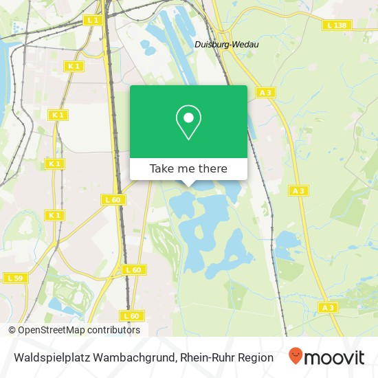 Waldspielplatz Wambachgrund Karte