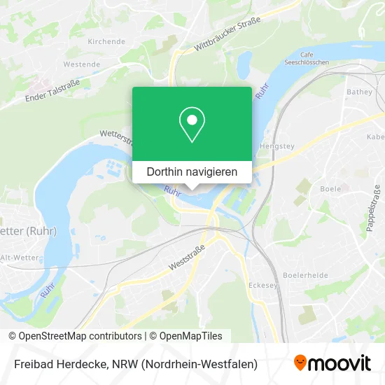 Freibad Herdecke Karte