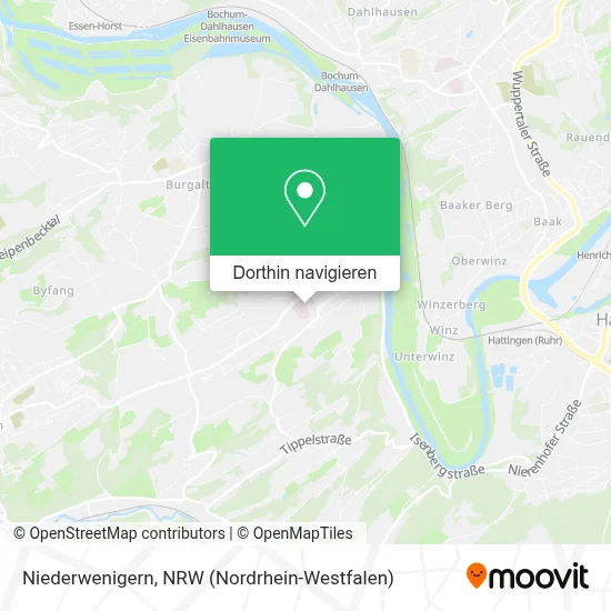 Niederwenigern Karte