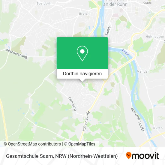 Gesamtschule Saarn Karte