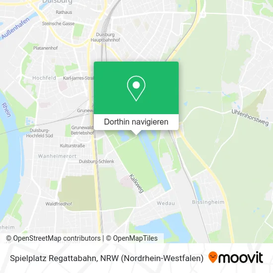 Spielplatz Regattabahn Karte