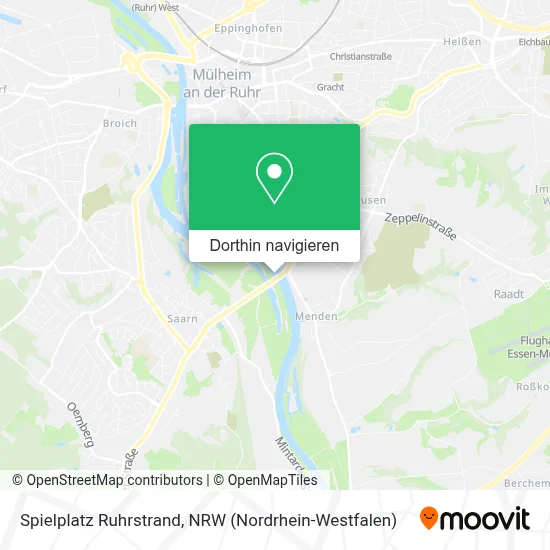 Spielplatz Ruhrstrand Karte