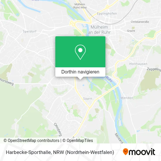 Harbecke-Sporthalle Karte