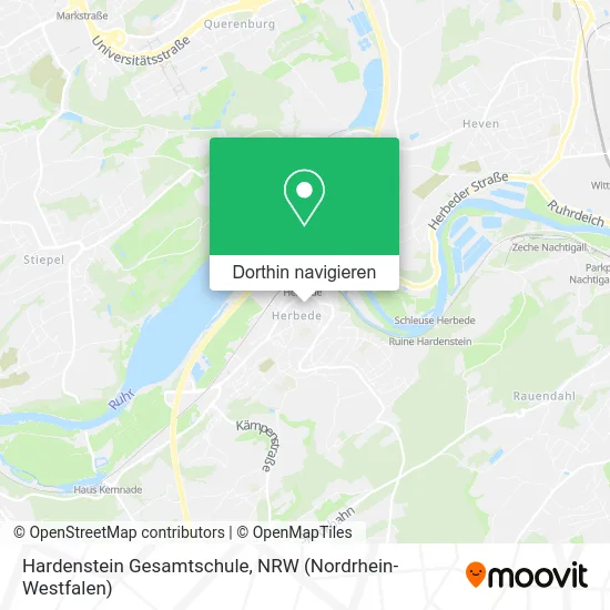 Hardenstein Gesamtschule Karte