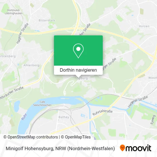 Minigolf Hohensyburg Karte