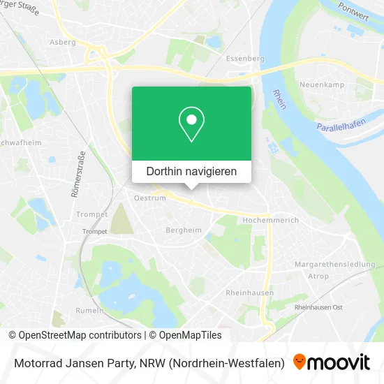 Motorrad Jansen Party Karte