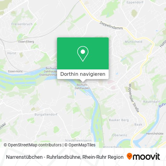 Narrenstübchen - Ruhrlandbühne Karte