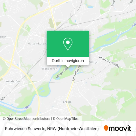 Ruhrwiesen Schwerte Karte