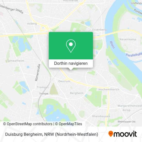 Duisburg Bergheim Karte