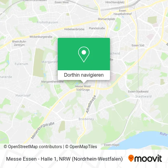 Messe Essen - Halle 1 Karte