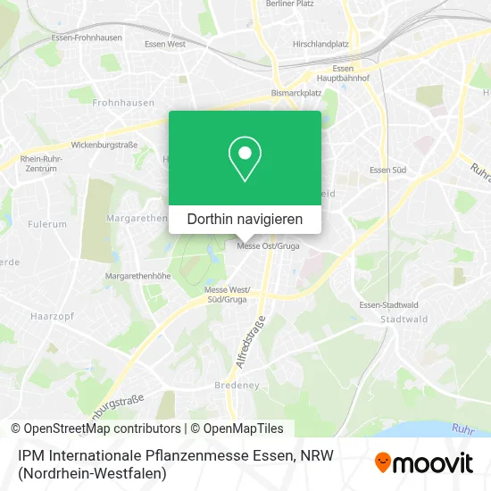 IPM Internationale Pflanzenmesse Essen Karte