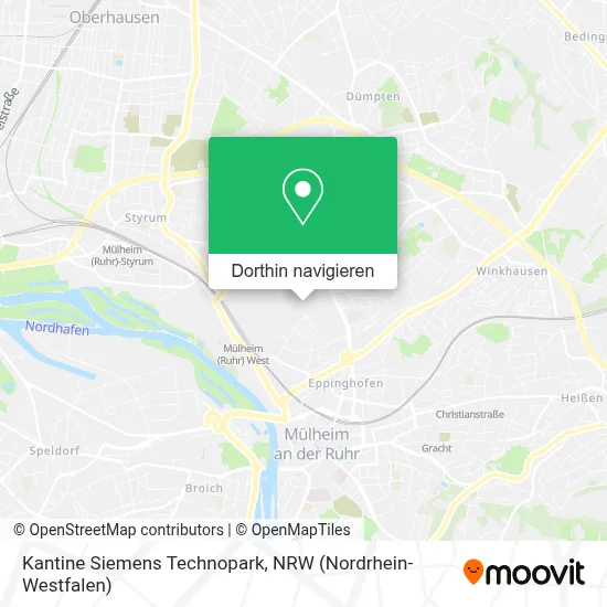 Kantine Siemens Technopark Karte