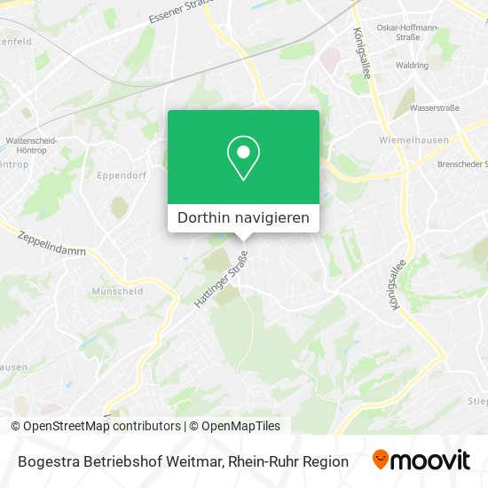 Bogestra Betriebshof Weitmar Karte