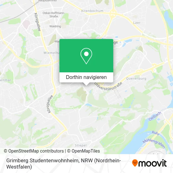 Grimberg Studentenwohnheim Karte