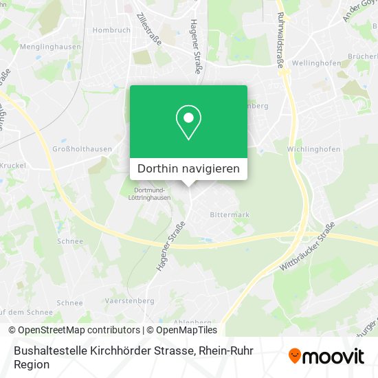 Bushaltestelle Kirchhörder Strasse Karte
