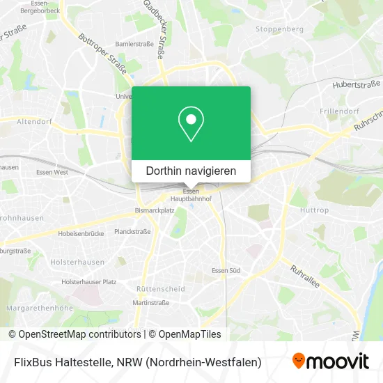 FlixBus Haltestelle Karte