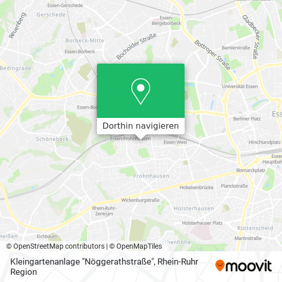 Kleingartenanlage "Nöggerathstraße" Karte