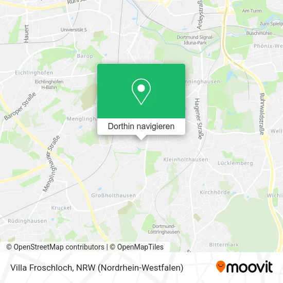 Villa Froschloch Karte