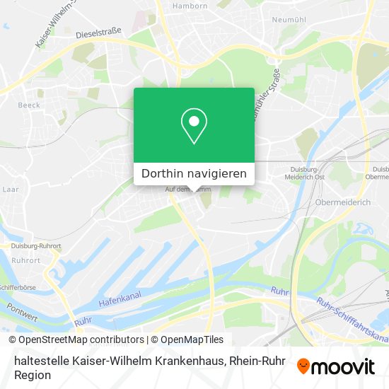 haltestelle Kaiser-Wilhelm Krankenhaus Karte