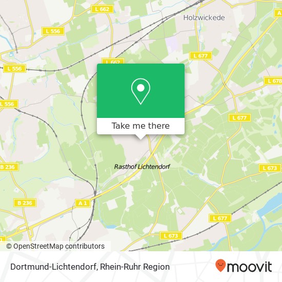 Dortmund-Lichtendorf Karte