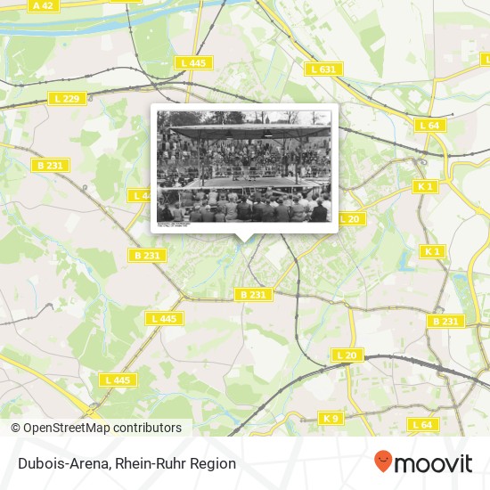 Dubois-Arena Karte