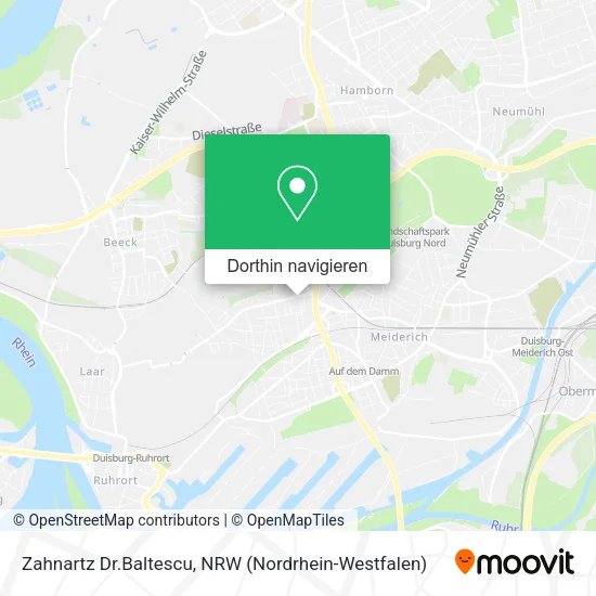 Zahnartz Dr.Baltescu Karte