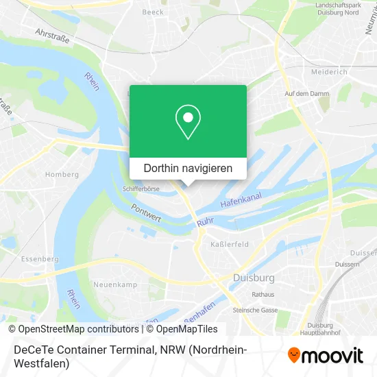 DeCeTe Container Terminal Karte