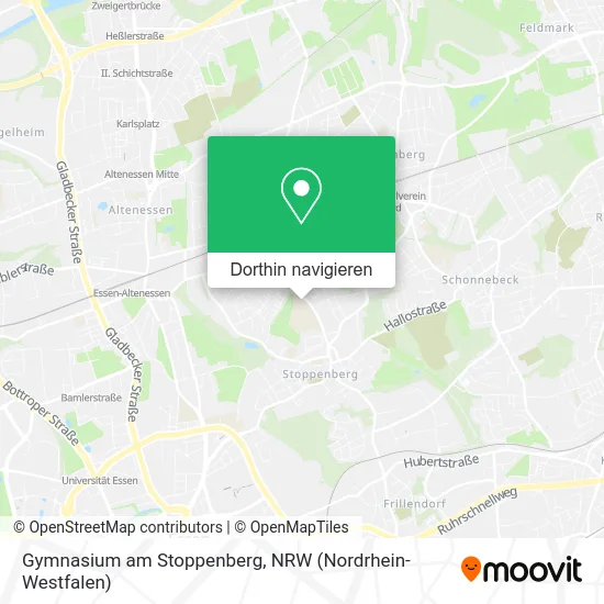 Gymnasium am Stoppenberg Karte