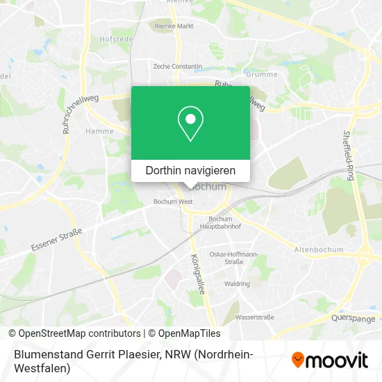 Blumenstand Gerrit Plaesier Karte