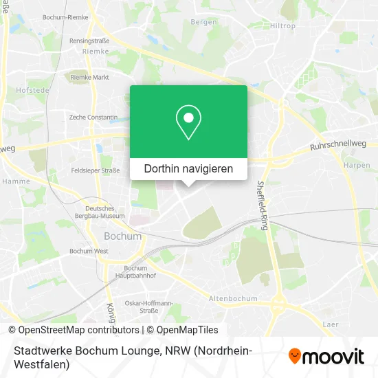 Stadtwerke Bochum Lounge Karte