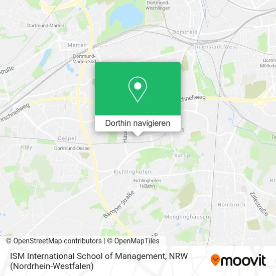 ISM International School of Management Karte