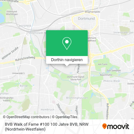 BVB Walk of Fame #100 100 Jahre BVB Karte