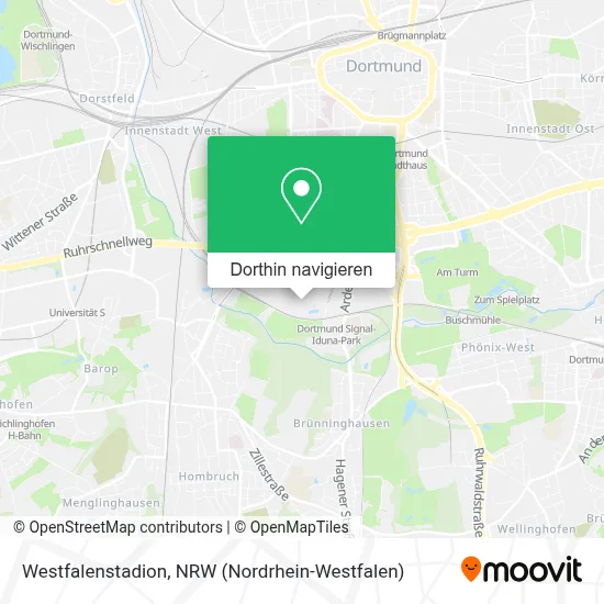Westfalenstadion Karte
