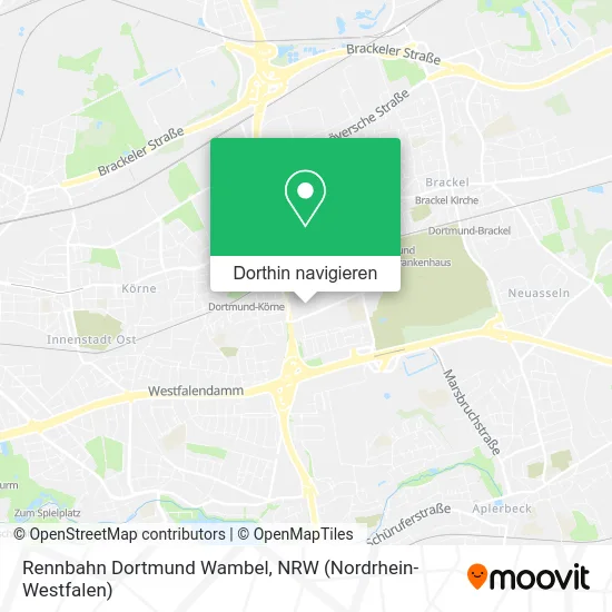 Rennbahn Dortmund Wambel Karte